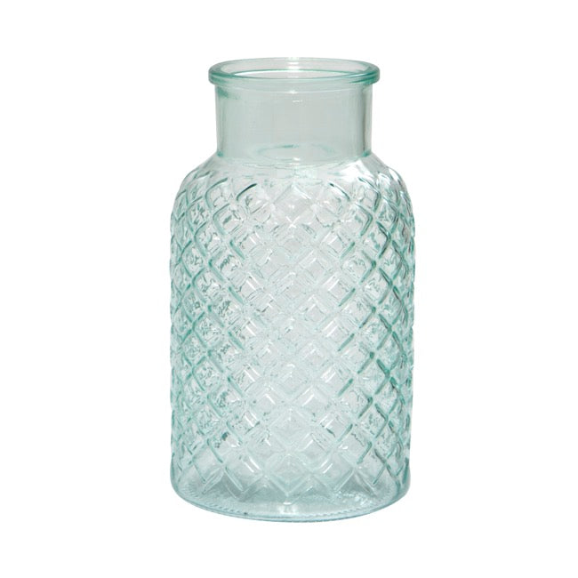 Glass Ann Bottle Large Spanish Green