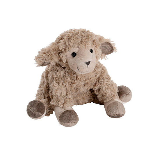 Louis Sitting Lamb Plush Soft Toy Hazel Brown