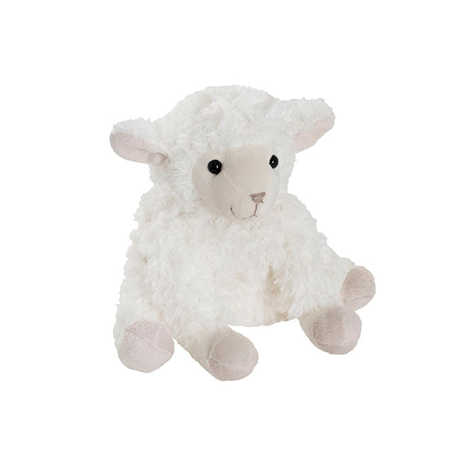 Louis Sitting Lamb Plush Soft Toy White