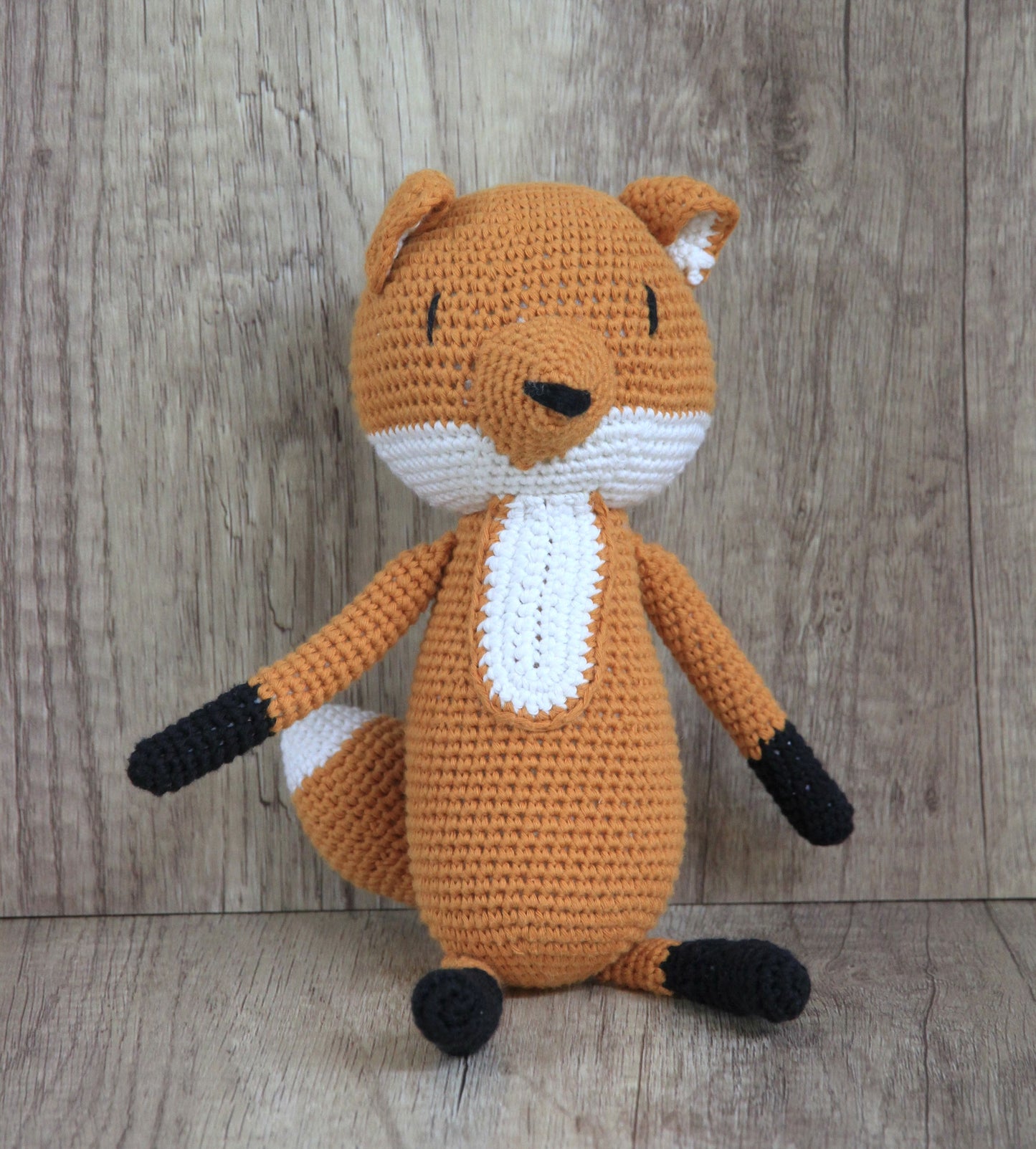 Knitting Garden - Handmade Soft Toys - Fox