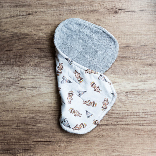 Burp Cloth - Teeny Teepees