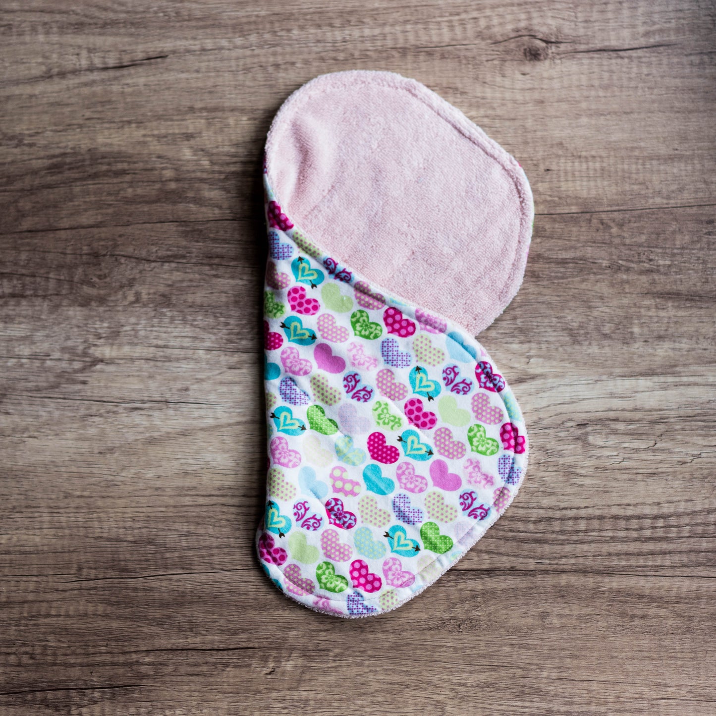 Burp Cloth - Heart to Heart