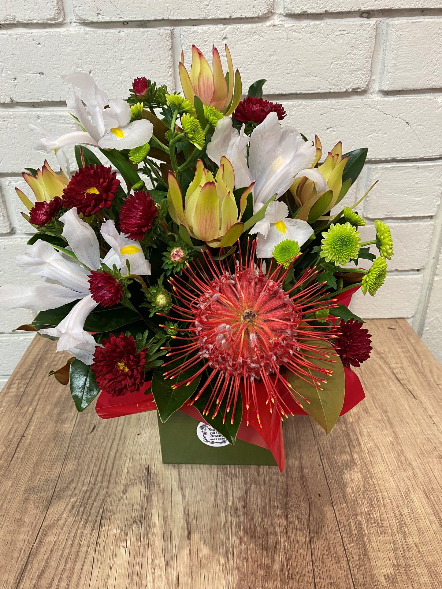 Seasonal mix of Flowers in Box