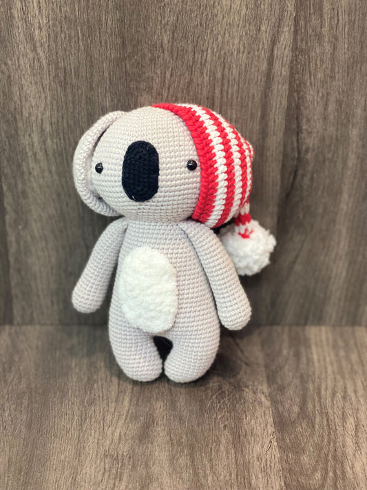 Knitting Garden - Handmade Soft Toys - Koala with Beanie