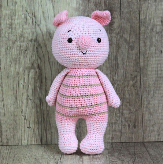 Knitting Garden - Handmade Soft Toys - Piglet