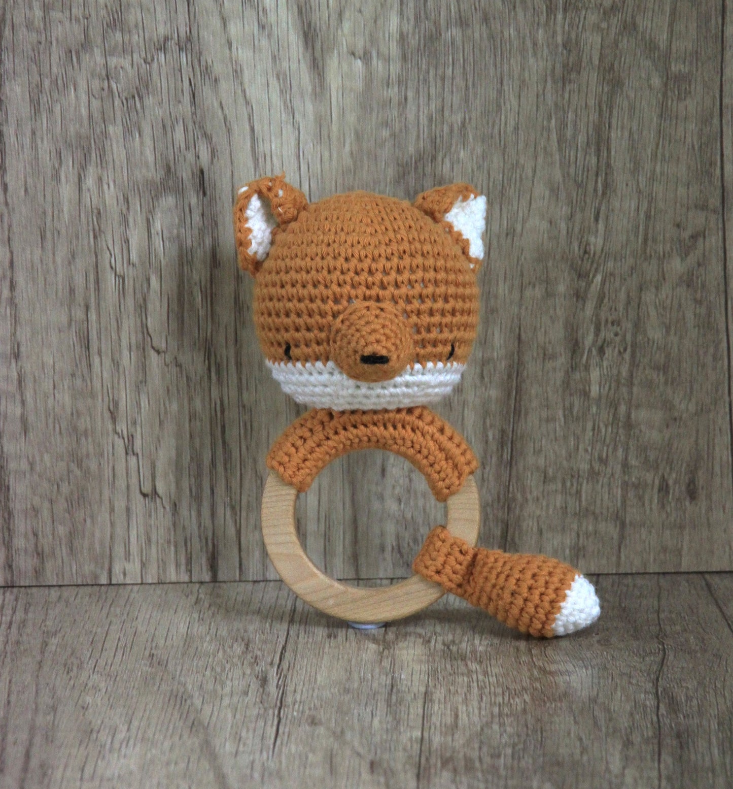 Knitting Garden - Teething Rattles - Fox