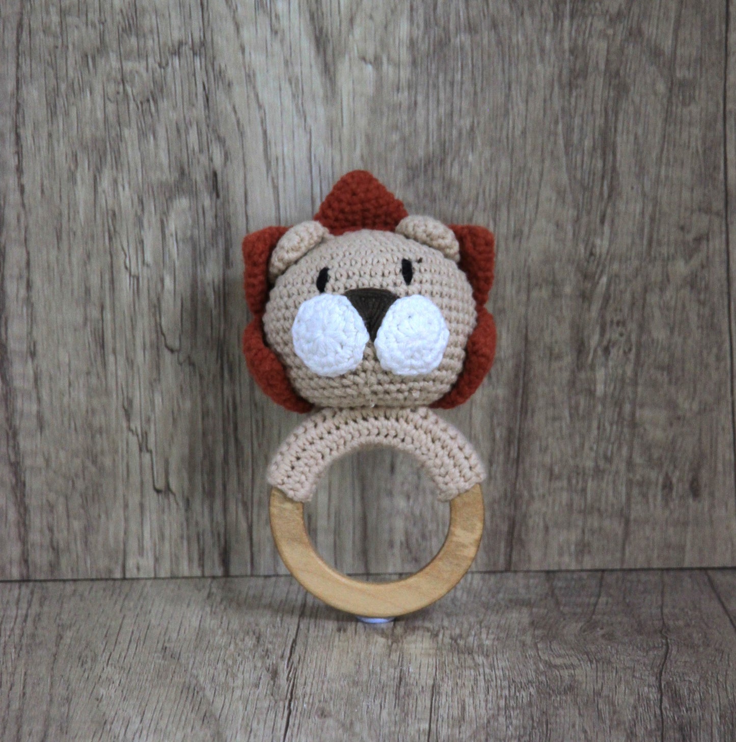 Knitting Garden - Teething Rattles - Lion