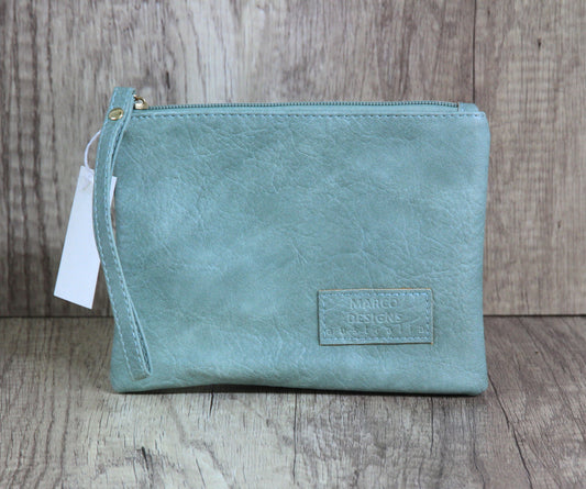 Large Marco Designs Leather Wallet - Sage